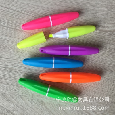 Mini colour Fluorescent pen customized Creative Pen candy Fluorescent pen Gift pen