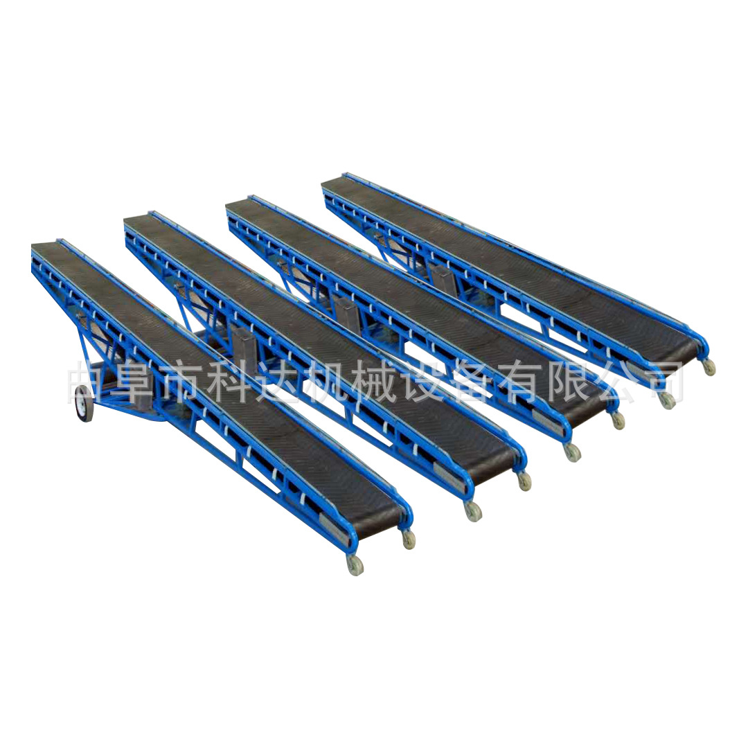 有花无花纹皮带输送机厂家直销 矿山开采玉石煤块输送机 定制