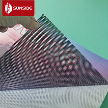 深圳厂家 防水防晒单孔透户外高清写真喷绘海报 定制橱窗玻璃贴