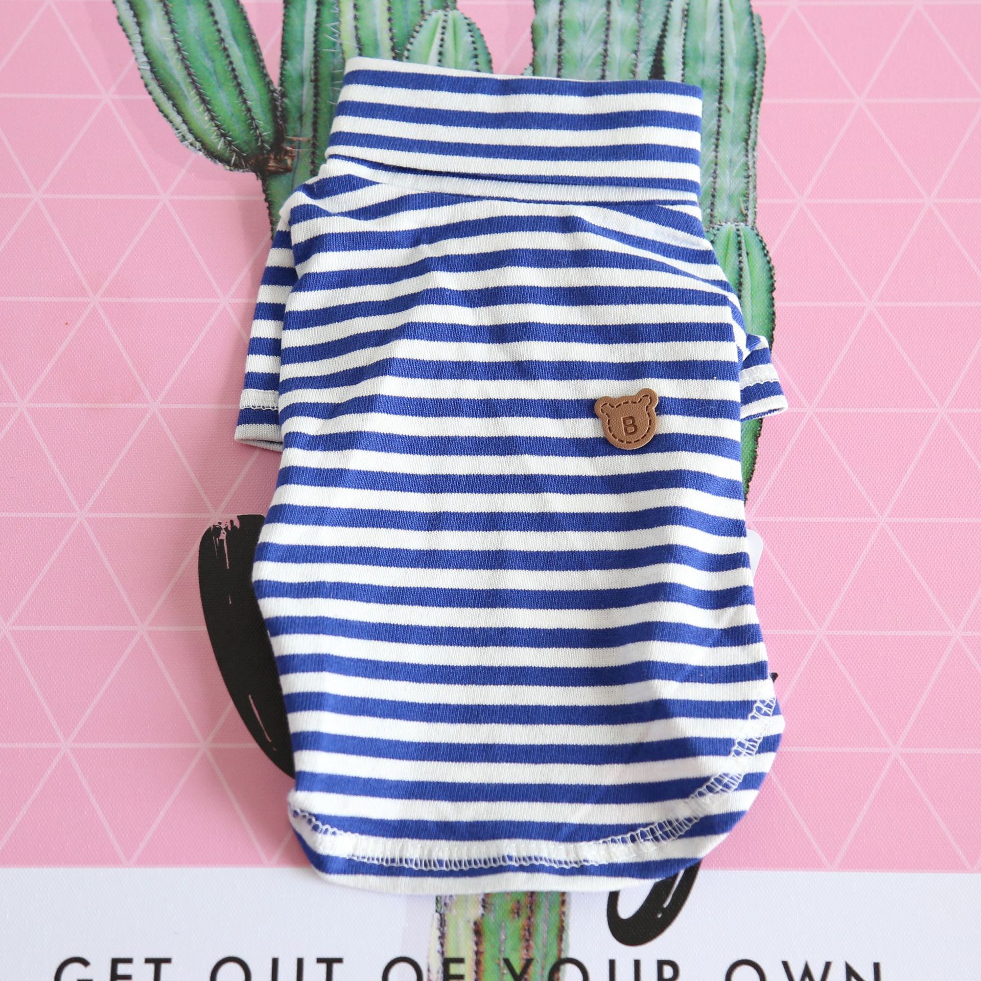 六色翻领打底衫