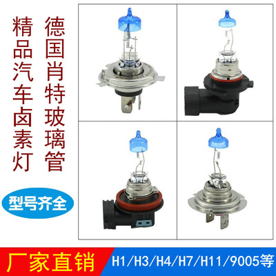 Manufactor Direct selling Distance 9005 880 9012 Auto Halogen H1H4H7H11 automobile Halogen bulbs