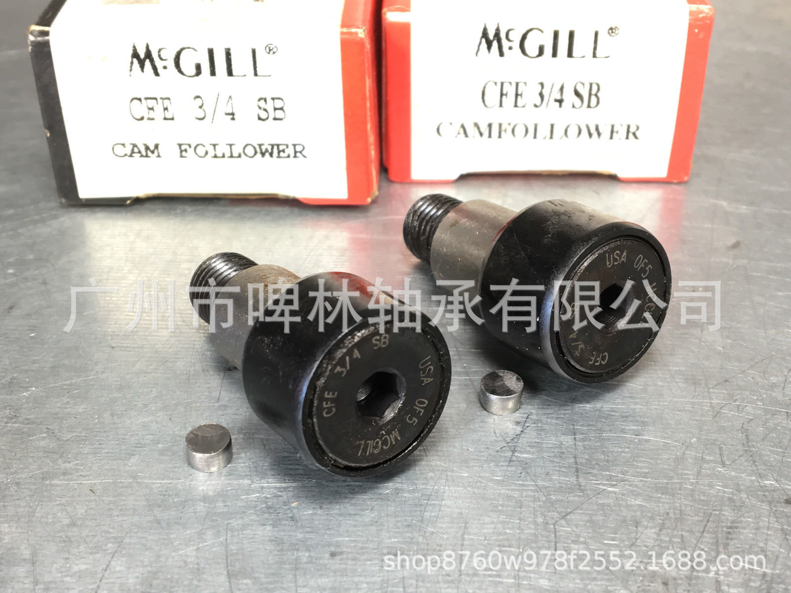 美国MCGILL CCFE 3 1/2带偏心衬套型滚针轴承