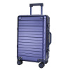 Aluminum frame suitcase Aluminum-magnesium alloy Draw bar box Password lock trunk Boarding case factory gift Customize LOGO