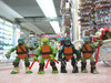 American Film Ninja Turtle Towers Series Multiple Q version cartoon keychain Gift gift Ninja Turtles