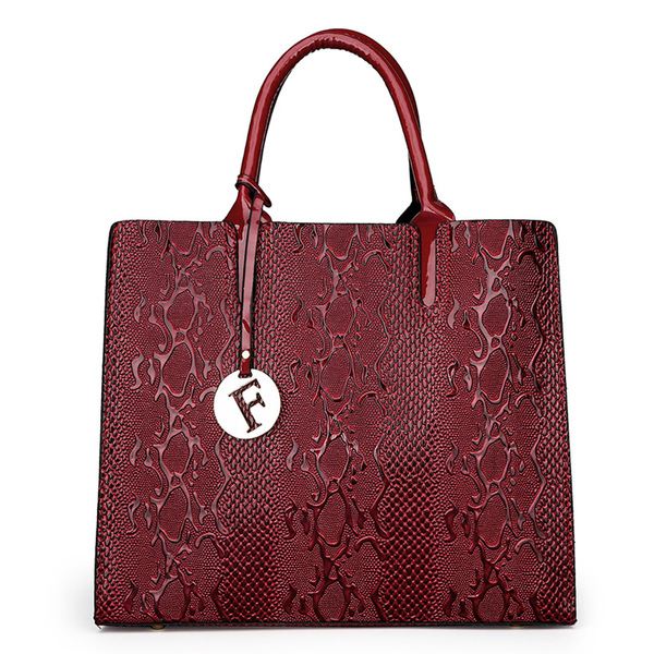 new women’s bags fashion snake-pattern bags with one shoulder 