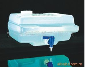 nalgene2323-0015带放水口矮形方形大瓶 Lowboys高密度聚乙烯 15L