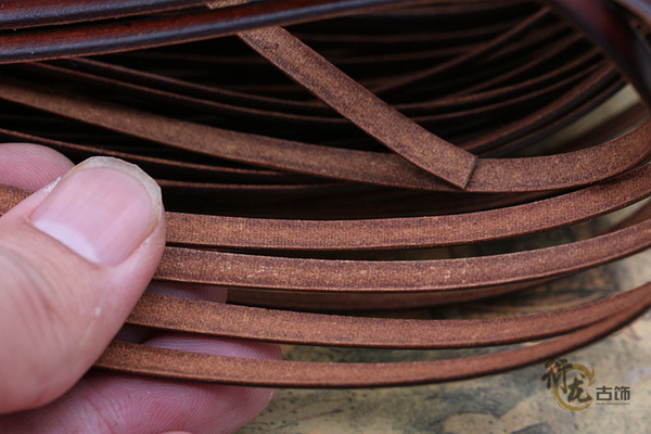 Leather coffee bracelet