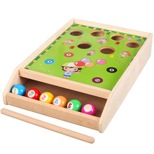 木制趣味桌球游戏6-12岁儿童亲子互动仿真桌面台球益智玩具批发