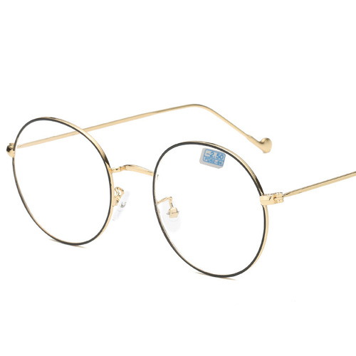 1766 new finished myopia glasses metal myopia men and women finished glasses frame round myopia glasses wholesale
