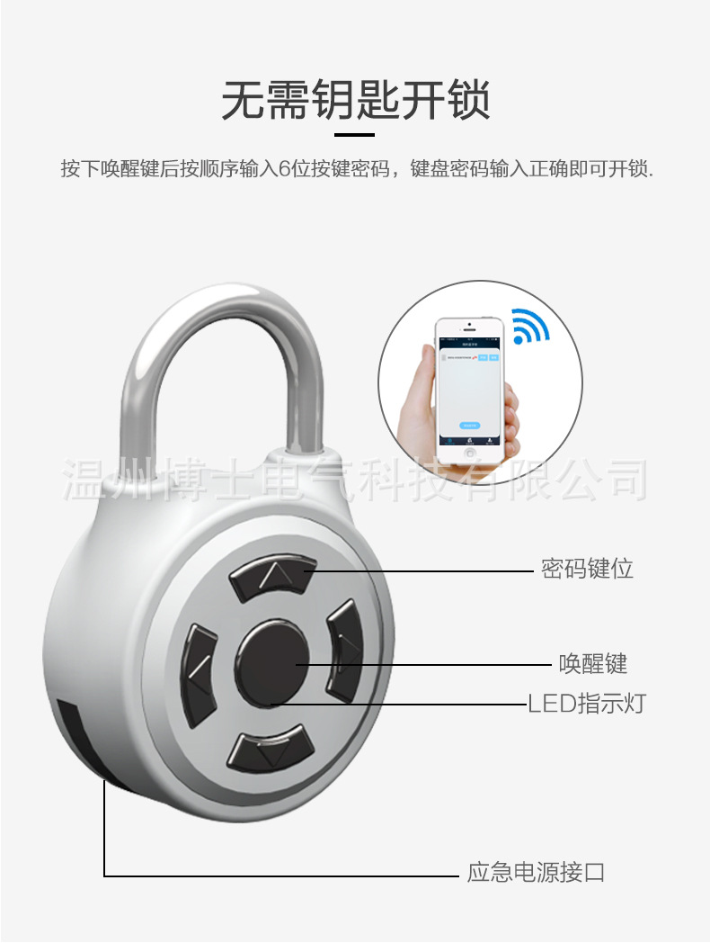 Cadenas d empreintes digitales Bluetooth APP Mobile   - Ref 3423771 Image 13