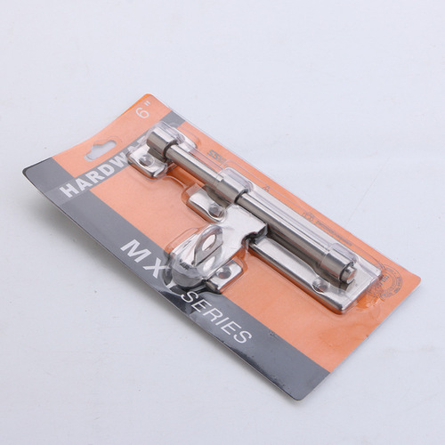 Left and right latches for wooden doors, stainless steel open latches, household thickened anti-theft door bolts, door buckle hardware accessories wholesale