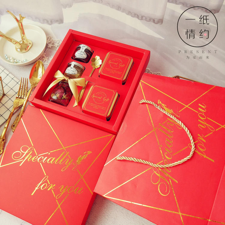 婚庆中国风中式糖果结婚创意伴手礼喜糖礼盒成品回礼礼盒|ru