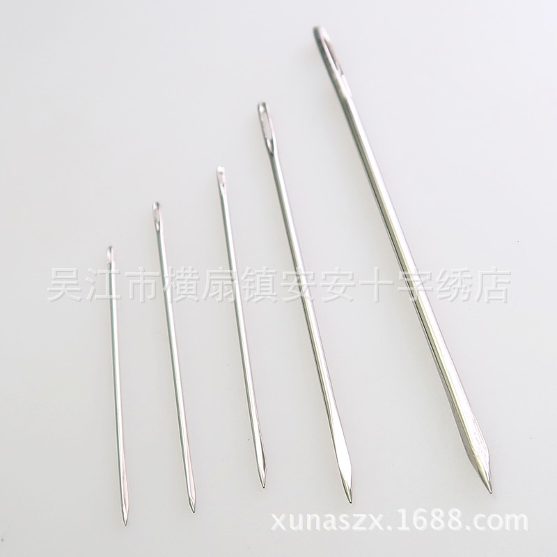 DIY皮革三角针 皮艺棱形针皮革手缝针 100根每包-阿里巴巴