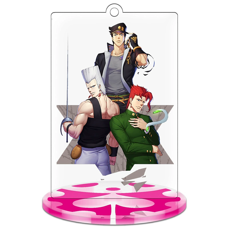 Пиктограмма JOJO's Wonderful Adventure Golden Wind Surrounding Q-version Acrylic Humanoid Small Stand Card Keychain Pendant Ornament