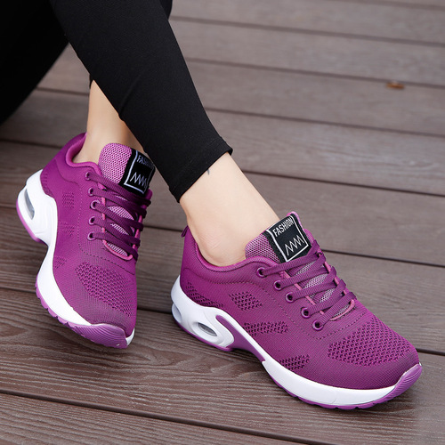 Wholesale new summer ghost step dance shoes, square dance shoes, mesh Korean style sports women's shoes, running shuffle shoes, student shoes