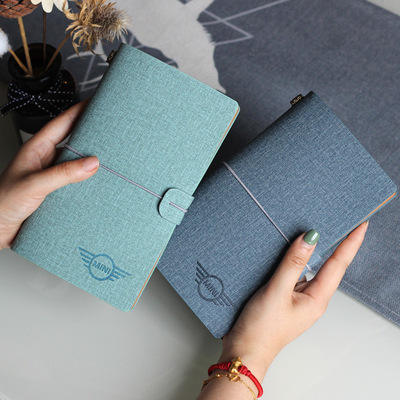 literature Stationery convenient Bandage Retro Simplicity Original PDA customized Cotton and hemp PU Creative Notebook