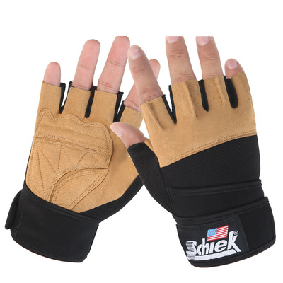 Bodybuilding Wristband Hemidactyly glove Gym glove comfortable non-slip Elastic force Wristband glove