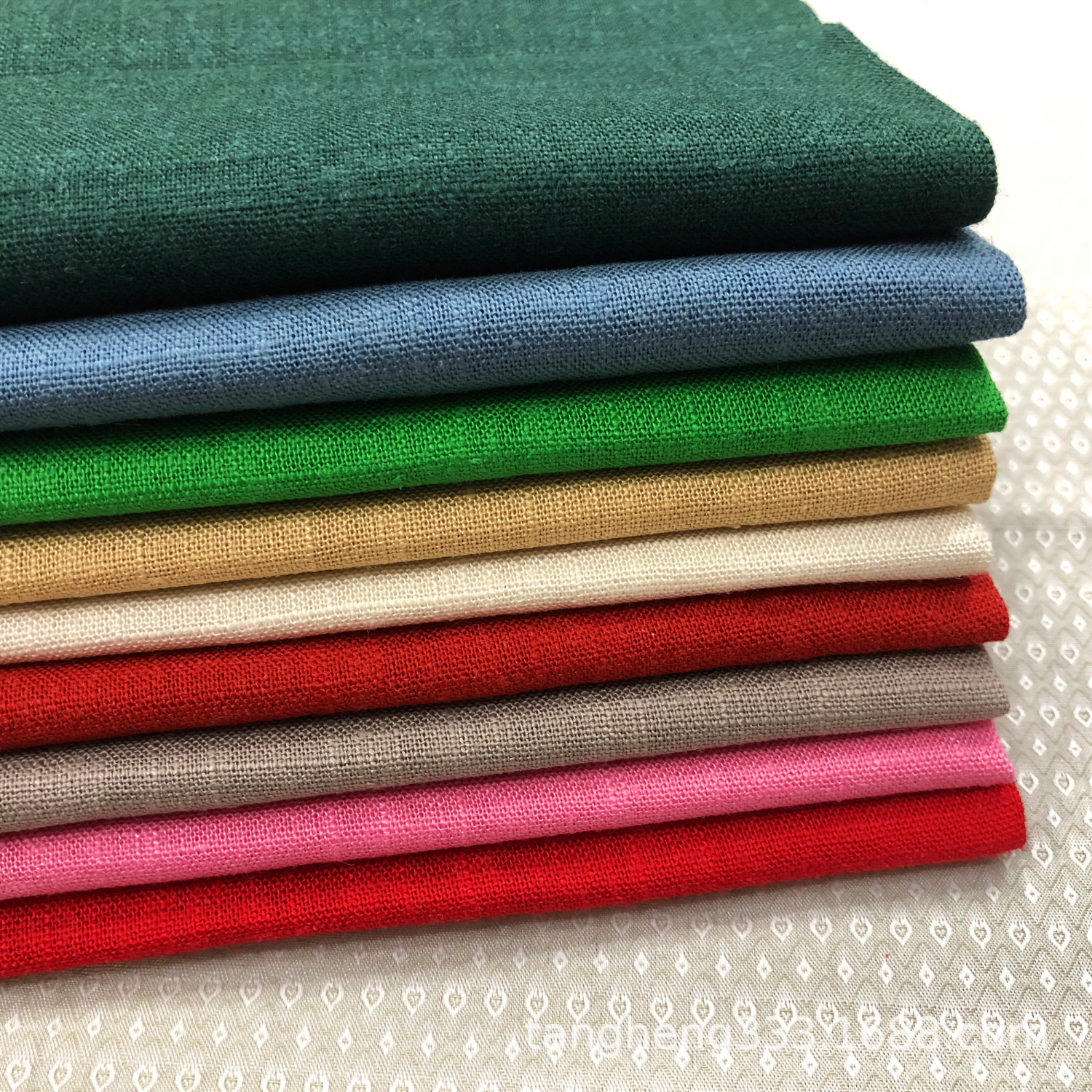 22支亚麻混纺色卡_摩世纺织（东莞）有限公司