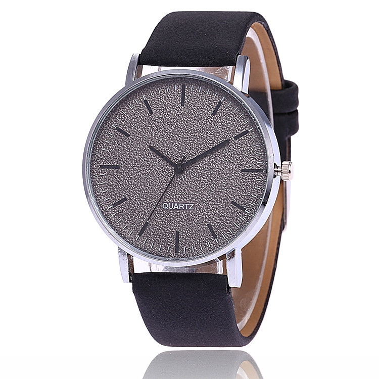 Alloy Ultra-thin Shell Watch Multi-color Strip Nail Face With Ribbon Watch Frosted Leather Simple Versatile Quartz Watch