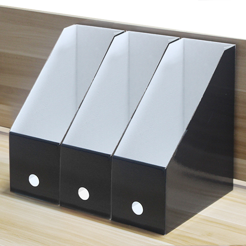 Office Supplies File Box Storage File Rack Folder Box Waterproof Paper Desktop Storage Box File Bar