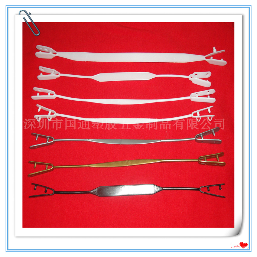 供应塑料叉耳提手 塑料手挽带 塑料插扣叉耳