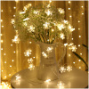 LED flashlight, Christmas battery case, decorations, with snowflakes, flashing light, wholesale