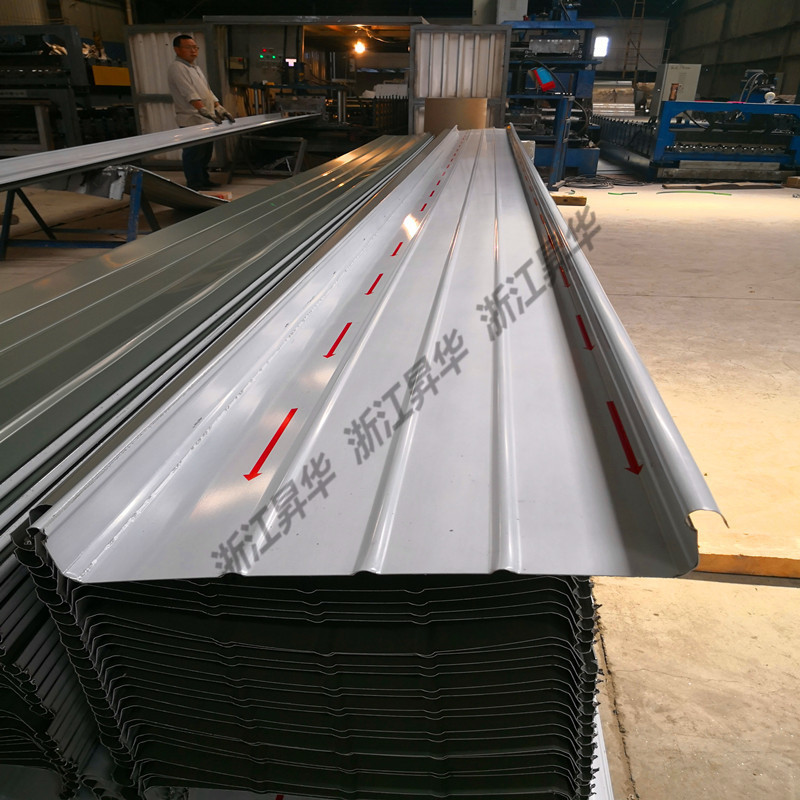 无钉眼角驰暗扣铝镁锰板 50-470型 420型1.0厚铝镁锰屋面板 厂家 