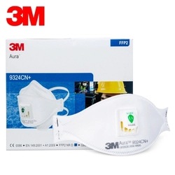 3M 9324CN+防护口罩KN95级带呼吸阀透气男女防尘口罩