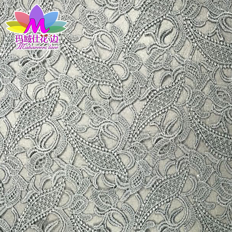 玛域仕新款 高端牛奶丝水溶面料 时尚女装服装辅料批发