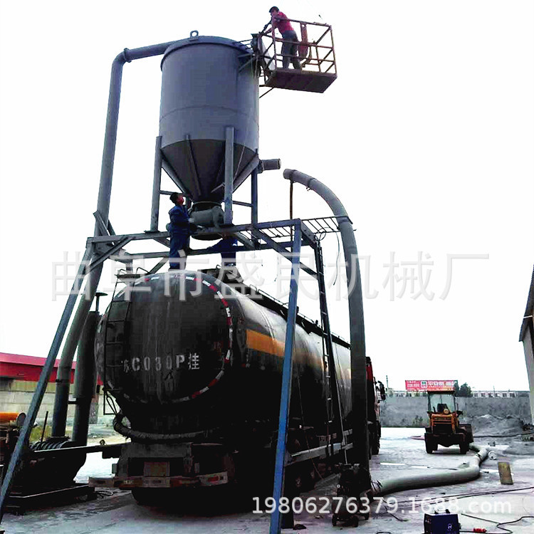 重钙粉装车气力输送机 白云石粉裝罐气力吸灰机 气力吸粮机