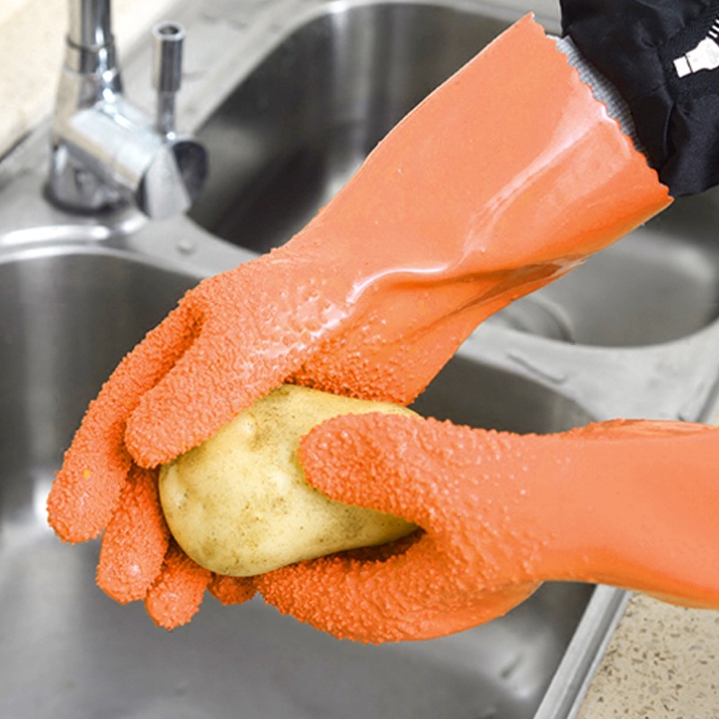 日本towa628手套专业杀鱼防水防滑防刺防扎专用手套防油耐油抓鱼