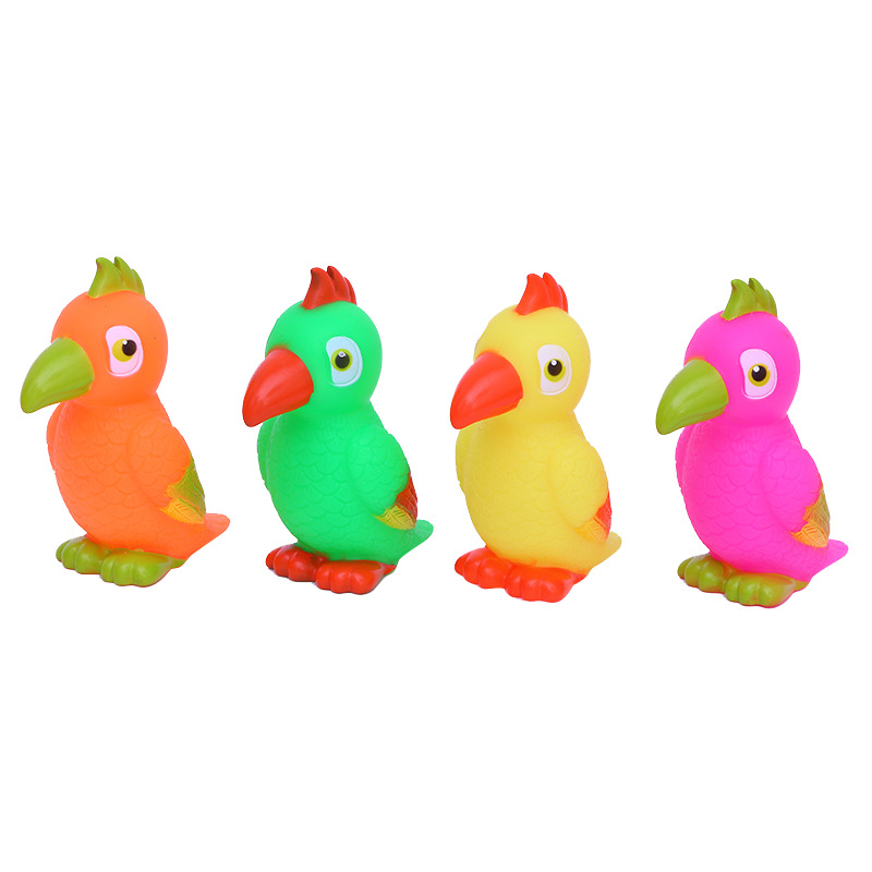Nueva mascota perro de juguete de vinilo de sonido de juguete de forma animal pájaro carpintero fábrica en stock al por mayor transfronteriza suministro directo
