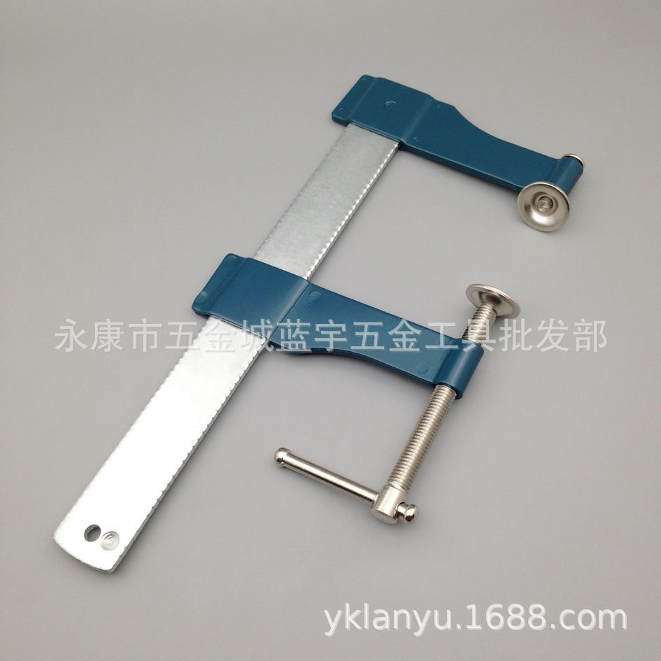 双层钢板冲压F型木工夹150MM 木工夹具夹子木工工具
