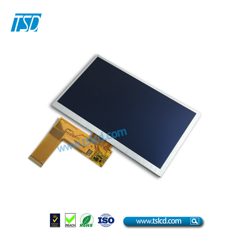 7寸电阻触摸屏 1024*600分辨率 高亮 LVDS接口 工控 医疗lcd屏
