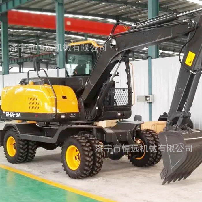 Mini excavator tyre excavator small-scale Wheel excavator Professional manufacturers Trustworthy