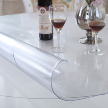 软玻璃PVC桌布 防水防烫防油免洗塑料餐桌布 透明餐桌垫