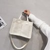 Capacious shoulder bag, cloth bag, fashionable one-shoulder bag, 2018, Korean style