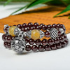 Natural water, genuine crystal, natural ore pomegranate, bracelet, pendant, accessory, simple and elegant design, wholesale