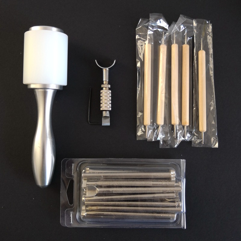 皮艺diy皮具皮革皮雕套装 旋转刻刀 皮雕锤 印花工具 铁描笔