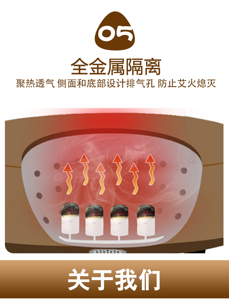 Moxibustion Stool Seat Cushion Ai Jiu Box for Home Warm Sitting Therapy Brown Linen in use