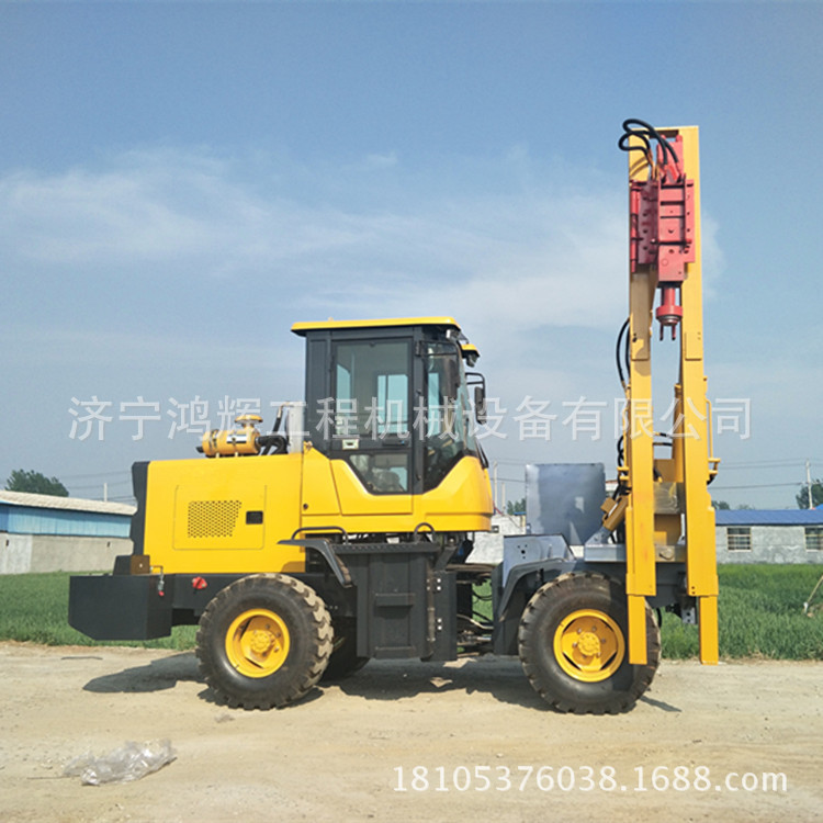 新品护栏打桩机 公路护栏打桩机 高速公路护栏打桩机现货直销