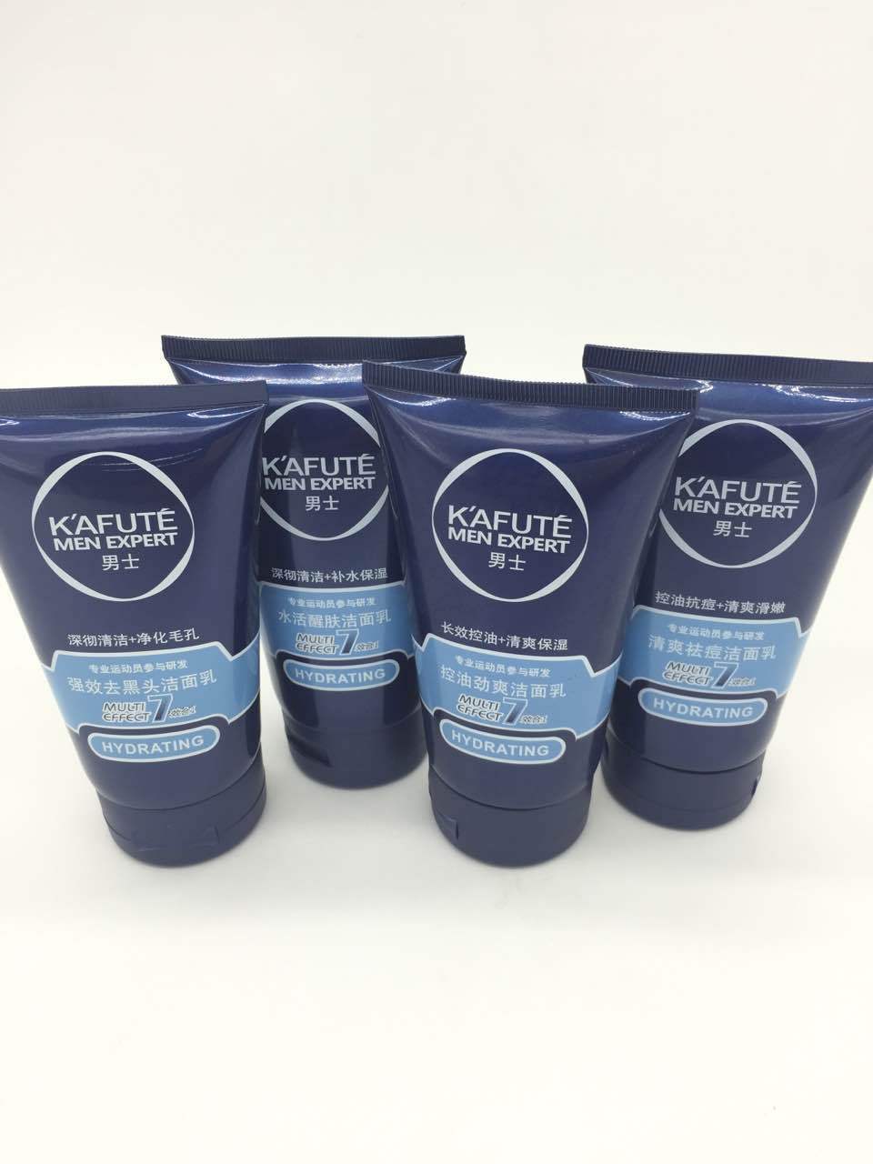 卡芙特男士潔面膏130g 清爽控油去黑頭潔面乳泡沫壹件代發