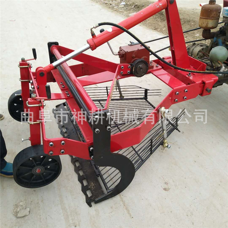 神耕供应大蒜收获机前置四轮大蒜收获机家用挖蒜机出蒜机|ru