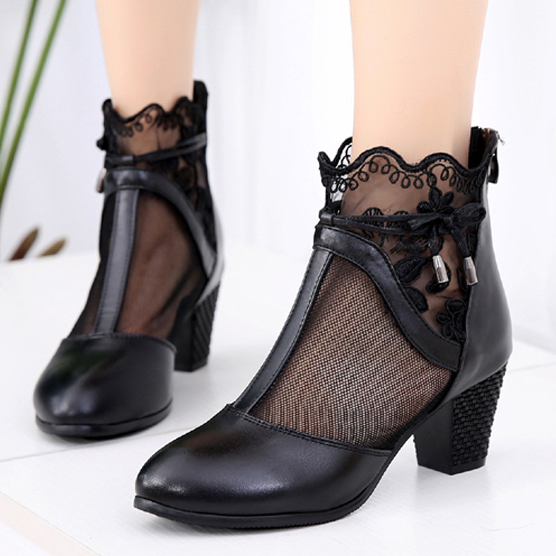 Bottes femme en En cuir - Ref 3354794 Image 1