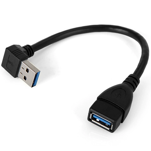 Раз extension кабель USB от Gong к хосту 3.0, локоть соединительная линия USB90° изгиб Data line кабель общественный