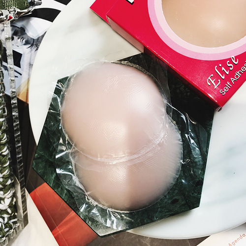 Factory direct sales new anti-bump, anti-exposure, breathable, invisible, traceless silicone breast pad