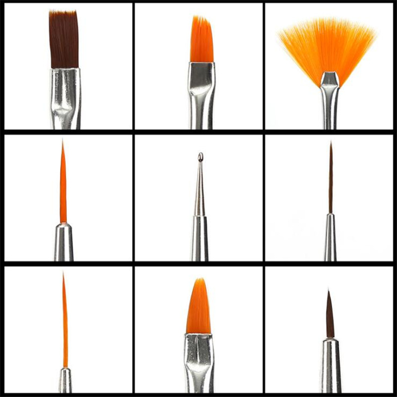 Nail Art pen traje 15 piezas traje de uñas pintura dibujo pluma pintura flor fototerapia punto taladro pluma herramientas de uñas al por mayor