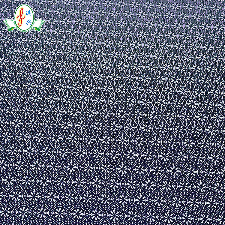 供应针织复古圆形酸性印花泳衣布  数码直喷纬编布泳衣面料男女