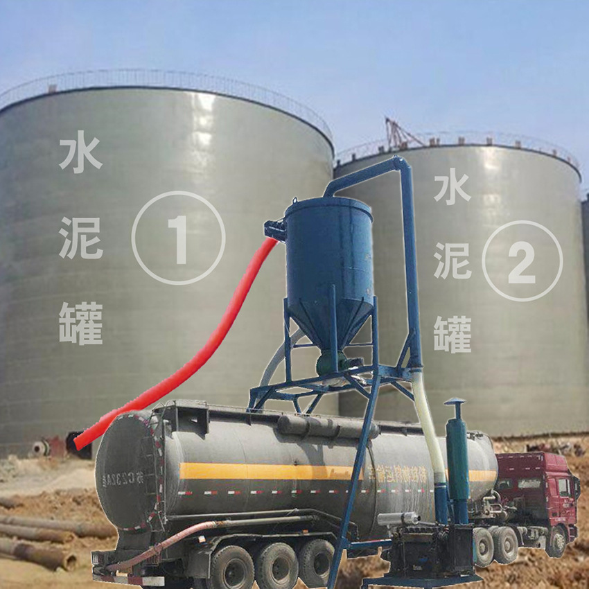 水泥装罐气力输送机不扬尘环保粉料装车机脉冲除尘风力输送机