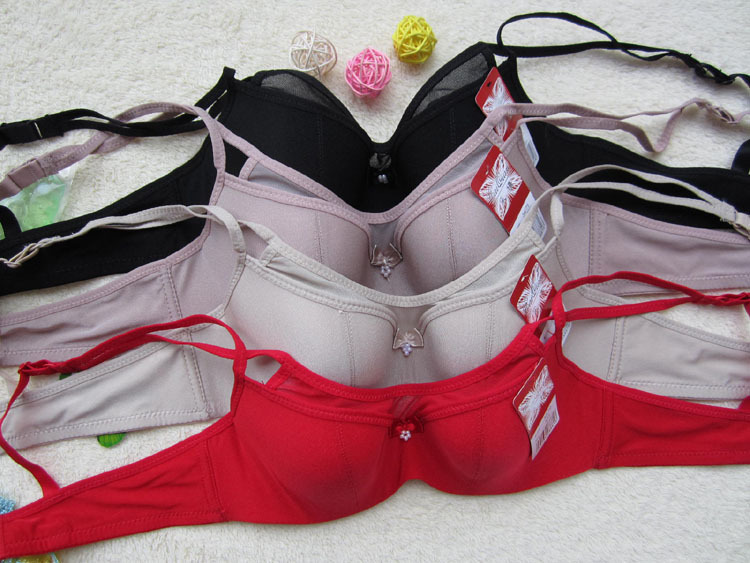 Caiqian 333 glossy thin anti-exposure bra